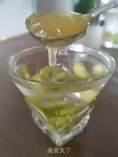 Make Bitter melon honey water step 4