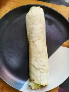 Make Beef burrito step 7