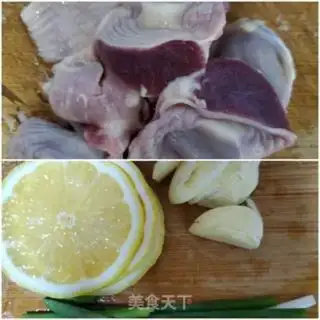Make Sour lemon duck kidney step 0