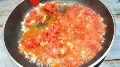 Make Tomato shrimp step 4