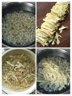 Make The tofu sprouts are sour step 1