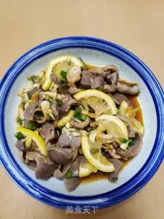Make Sour lemon duck kidney step 6