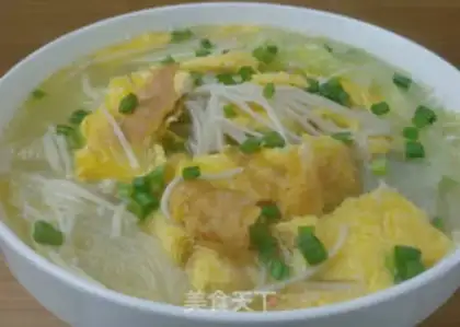 Make Egg doll soup step 6
