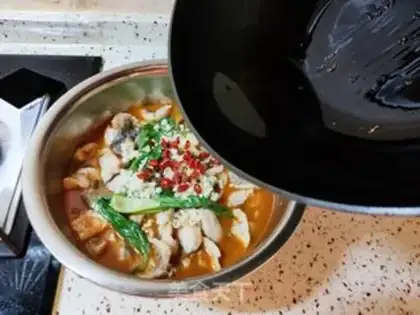 Make Boiled fish step 31