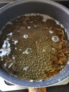 Make Milk and iced tea step 2