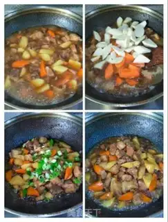 Make Pork stew, carrots step 4