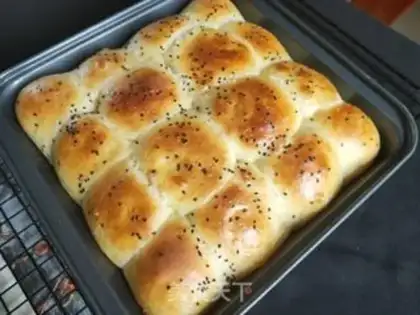 Make ♪ Bread at the bottom of honey step 33