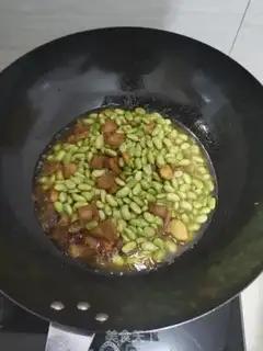 Make Bean fried meat step 6
