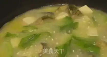Make Yellowfish tofu soup step 5