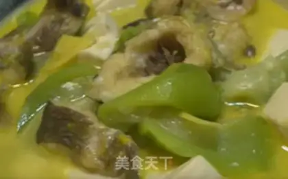 Make Yellowfish tofu soup step 6