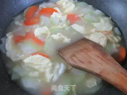 Make Carrot egg plaque soup step 6