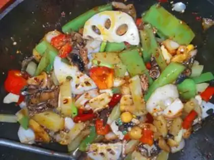 Make Dry-pot chicken step 8