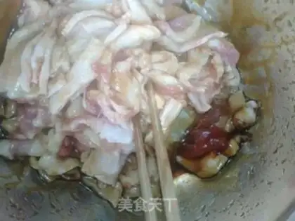 Make Coral cabbage step 1