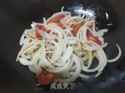 Make Onion fried eggs step 5