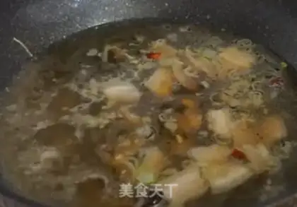Make Soybean soup step 1