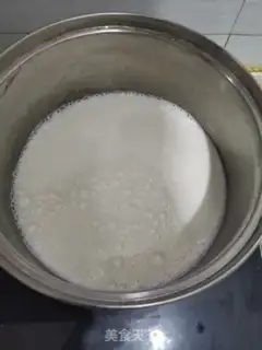 Make Milk and flamingo step 1
