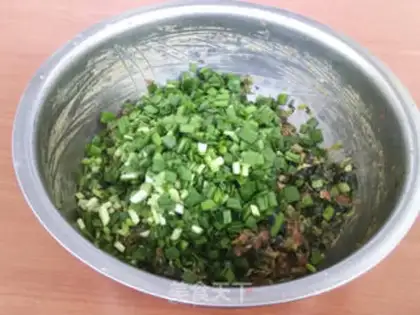 Make Porridge pork dumplings step 7
