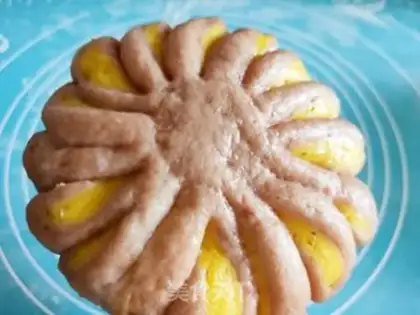 Make Flower buns step 23