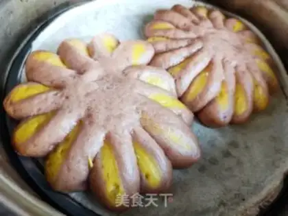 Make Flower buns step 24