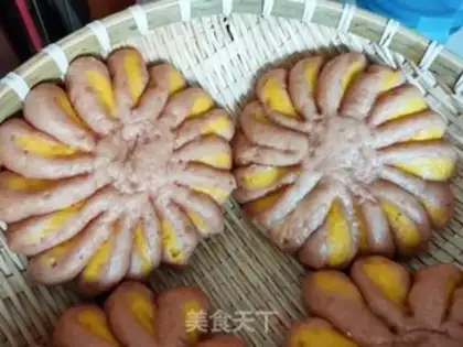 Make Flower buns step 25