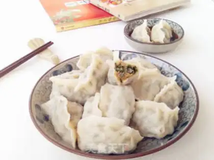 Make Porridge pork dumplings step 12