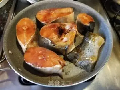 Make Burn the salmon step 2