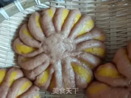 Make Flower buns step 28