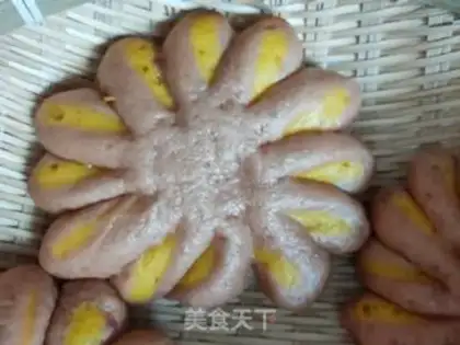 Make Flower buns step 29