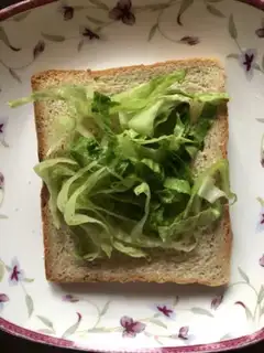 Make Spam sausage toast step 1