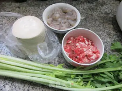Make Celery shrimp casserole step 0