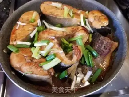 Make Burn the salmon step 6