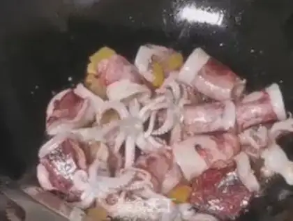 Make Fried squid step 3