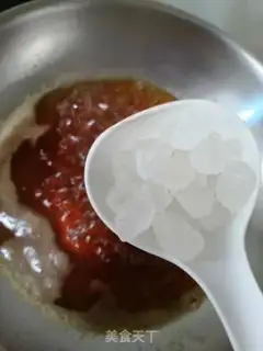 Make Red sugar honey melon step 4