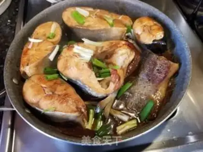 Make Burn the salmon step 7