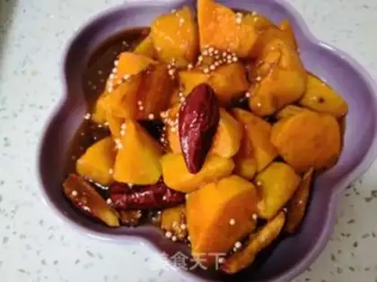 Make Red sugar honey melon step 7