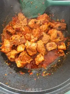 Make Red burning spicy ribs step 10
