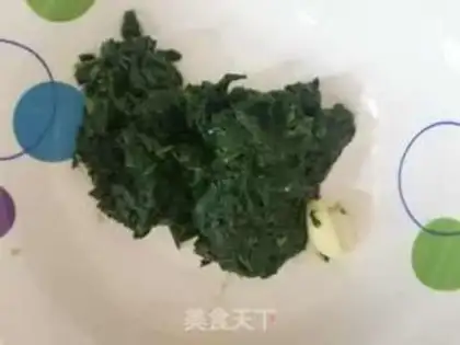 Make Potato leaves with peanuts step 1