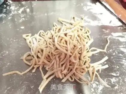 Make Egghand noodles step 14