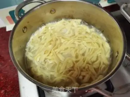 Make Egghand noodles step 15