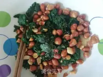 Make Potato leaves with peanuts step 5