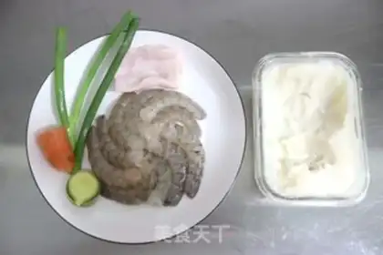 Make Crystal shrimp dumplings step 1