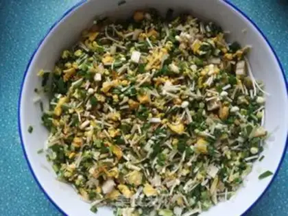 Make Golden fungus egg dumplings step 12