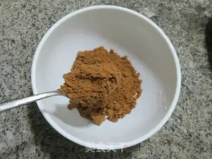 Make Red sugar, white and cold step 2