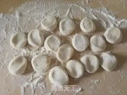 Make Golden fungus egg dumplings step 17