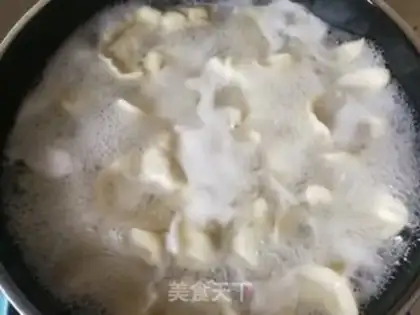 Make Golden fungus egg dumplings step 23