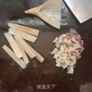 Make Dry squid meatloaf step 1