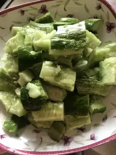 Make Garlic cucumber step 2