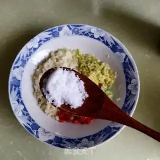 Make Garlic fan shrimp step 6