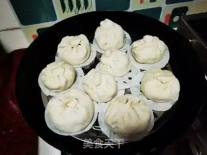 Make Frozen meat buns step 11