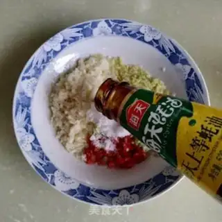 Make Garlic fan shrimp step 7